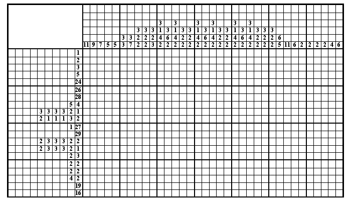 Японские кроссворды с картинками